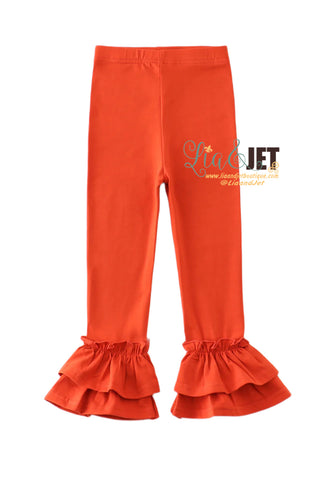 Ruffle Pants_ Orange (Unbranded)