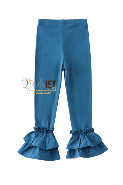 Ruffle Pants_ Teal (Unbranded)