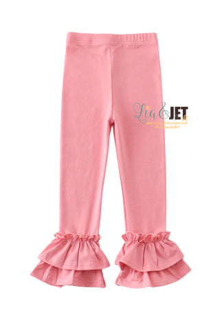 Ruffle Pants_ Dusty Rose (Unbranded)