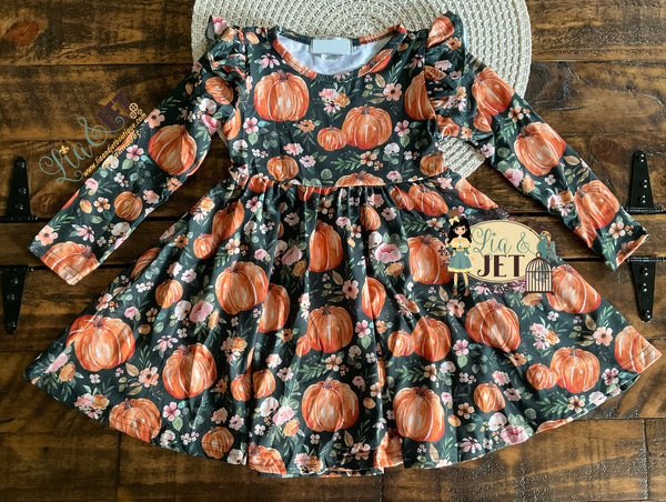 Pumpkin Fields Dress